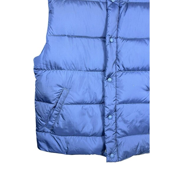 Cabela’s Premier Northern Goose Down Vest Blue Puffer Outdoor Gear Men’s Medium - Picture 3 of 9